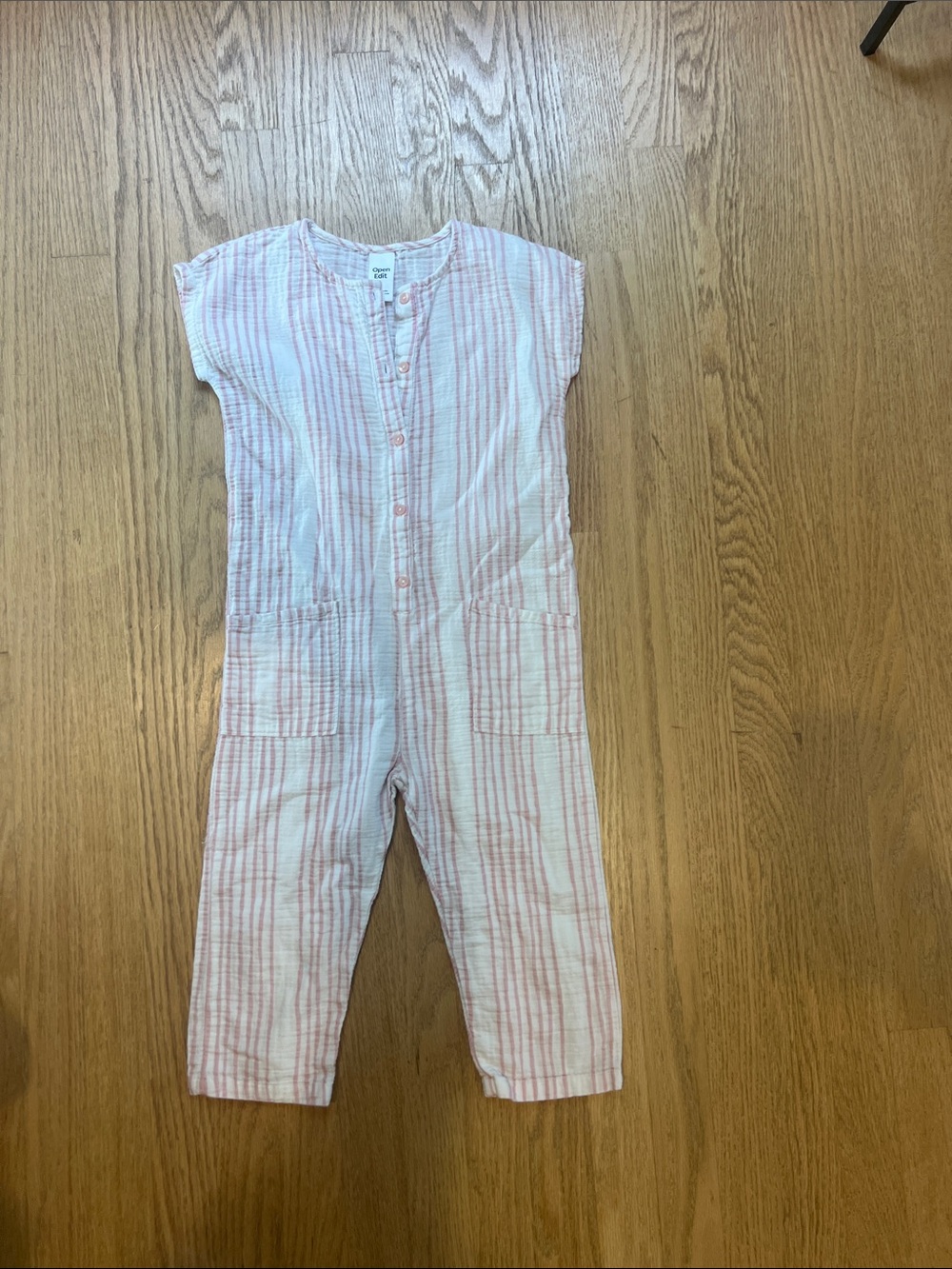 Girls cotton jumpsuit